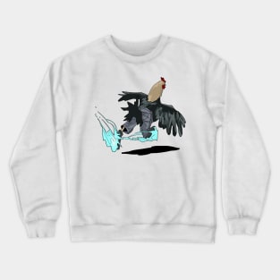 Chicken with Shoes Crewneck Sweatshirt